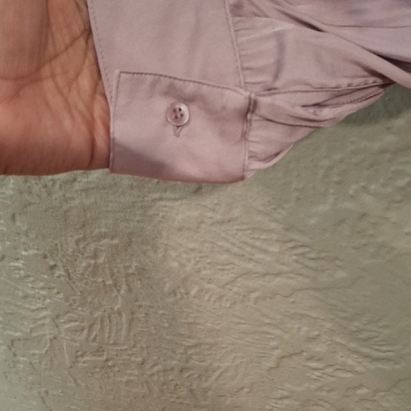 Simply Vera Vera Wang Pink Cuffed Sleeve Blouse - Picture 5 of 7